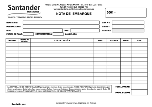 formatos santander